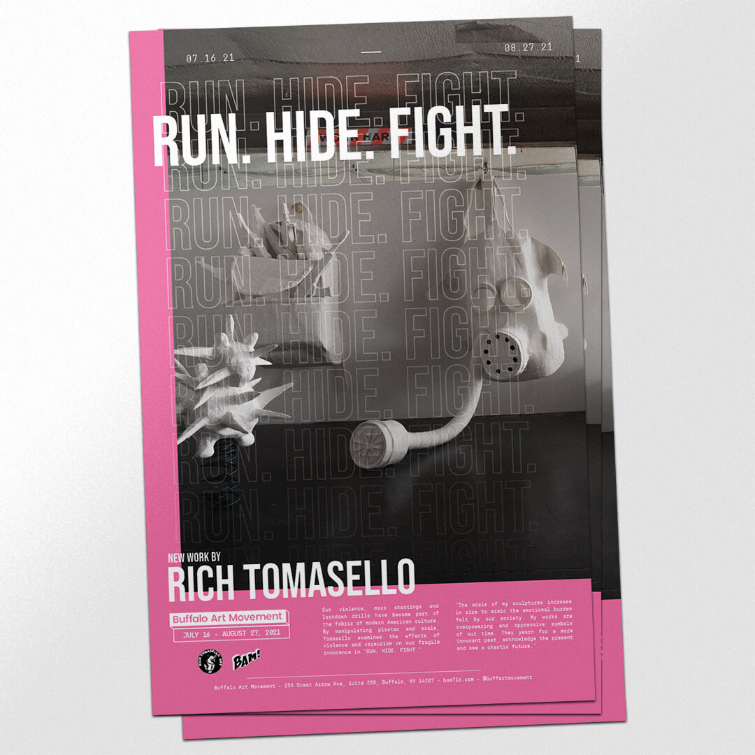 Exhibition poster for Rich Tomasello